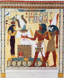 Mural from the Tombs of the Kings of Thebes, Discovered by G Belzoni by Charles Joseph Hullmandel