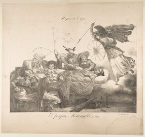 Repas de Corps. Memorable Epoch of 1821