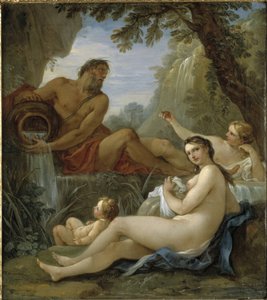 Rivergod and Spring Nymph by Charles Joseph Natoire