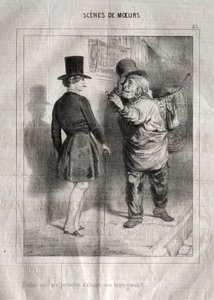 Scenes of Customs: Would you allow me to light my pipe?