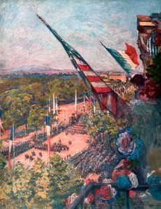 Grand Victory Parade, Avenue de la Grande Armée, Paris, France by Charles Jules Duvent
