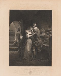 Sir Walter Raleigh Painting with His Wife by Charles Kennedy Burt