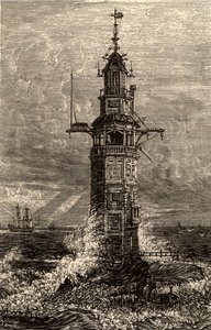 Second Eddystone Lighthouse by Charles Knight