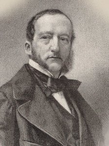 Portrait of the Pianist and Composer Sigismund Thalberg by Charles Kreutzberger