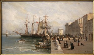 The Quai Saint Pierre and the Customs Building in Cannes