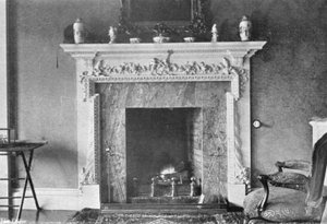 A Sculptured Mantel by Charles Latham