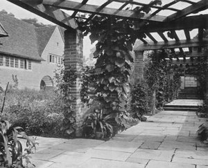 Looking North Up the Pergola by Charles Latham