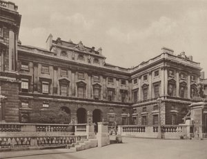 Somerset House, View in the Court Yard by Charles Latham