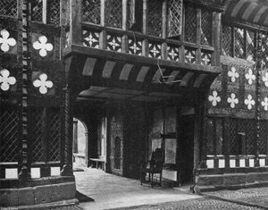 The Entrance Gate from within the Quadrangle by Charles Latham