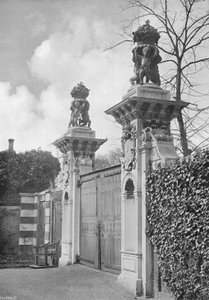 The Flower-Pot Gates at Hampton Court by Charles Latham