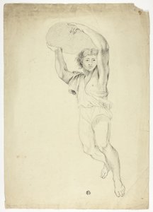 Boy Carrying Weight by Charles Le Brun