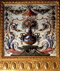 Decorative Panel of the Dining Room of the Chateau de Vaux Le Visomte by Charles Le Brun