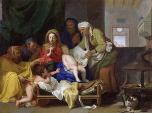 The Sleep of the Infant Jesus by Charles Le Brun