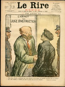 Cover of "Le Lire Rouge", Satirical in Colors by Charles Leandre