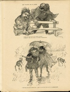 Illustration by Charles Leandre in Le Rire by Charles Leandre