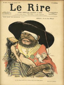 Illustration by Charles Leandre for the Cover of Le Rire by Charles Leandre