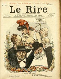 Illustration of Charles Leandre for the Cover of Le Rire by Charles Leandre
