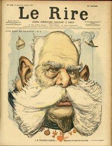 Illustration of Charles Leandre (1862-1934) for the Cover of Le Rire by Charles Leandre