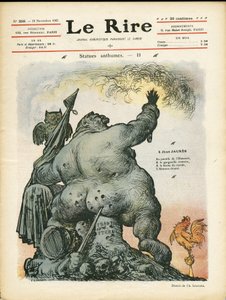 Illustration of Charles Leandre for the Cover of Le Rire by Charles Leandre