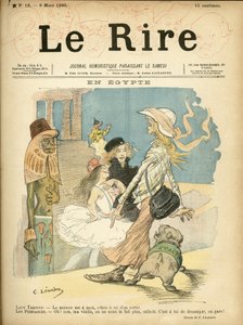 Illustration by Charles Leandre for the Cover of Le Rire by Charles Leandre