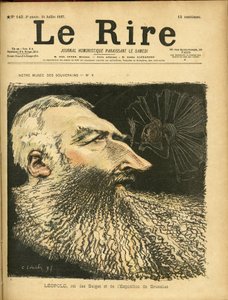 Illustration by Charles Leandre for the Cover of Le Rire by Charles Leandre