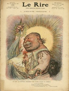 Illustration of Charles Leandre for the Cover of Le Rire, No. 312, 23/01/09 - America USA USA - William Howard Taft, President