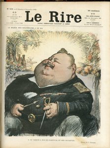 Illustration of Charles Leandre for the Cover of Le Rire, No. 418 by Charles Leandre