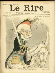 Illustration of Charles Leandre in Le Rire by Charles Leandre