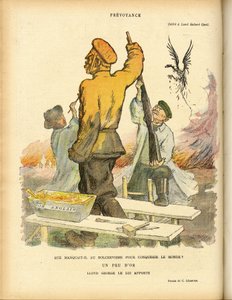 Illustration of Charles Leandre in Le Rire by Charles Leandre
