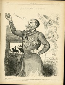 Illustration of Charles Leandre (1862-1934) in Le Rire by Charles Leandre