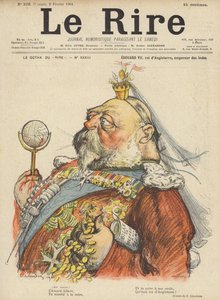 King Edward VII of England, Illustration for Le Rire