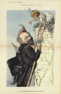 Leon Bourgeois, French politician, illustration for Le Rire