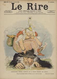 Queen Victoria, Illustration for Le Rire by Charles Leandre