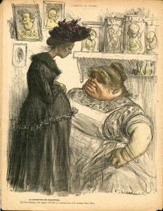 The Butter Plate, Satirical in Colours by Charles Leandre