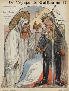 The journey of Wilhelm II by Charles Leandre