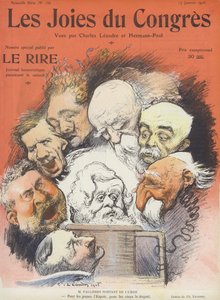 The Joys of Congress. Illustration for Le Rire