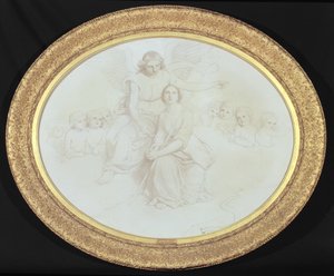 A scene illustrating lines 979-995 from Comus by John Milton by Charles Lock Eastlake