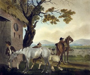The Trick, from The Pytchley Hunt (engraved by F. Jukes) by Charles Lorraine (after) Smith