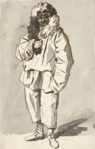 Roman Pulcinella in Carnival Costume