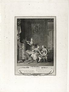 The Occupation, from Monument of the Physical and Moral Costume of the Late Eighteenth Century