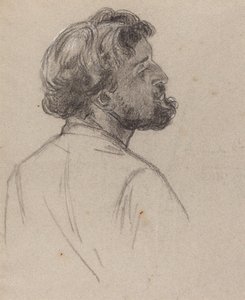 Head of a Bearded Gentleman by Charles Louis Lucien Muller