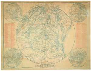 One Hundred and Fifty Miles Around Richmond by Charles Magnus