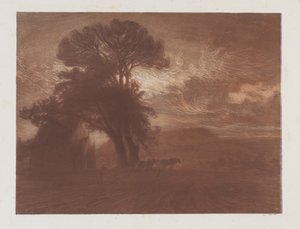 La Chapelle a Minerville, Plate VI from Cantiques des Créatures by Charles Marie Dulac