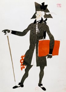 Costume for Character of Notary from The Barber of Seville by Gioacchino Rossini by Charles Martin