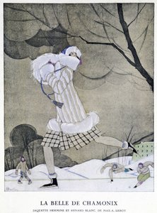 The Beauty of Chamonix - Fashion Engraving by Charles Martin