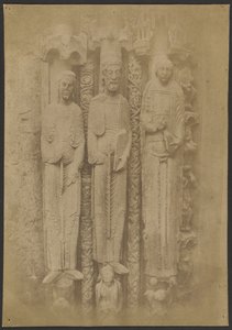 Cathedral of Chartres. Great Figures of the Royal Porch by Charles Marville