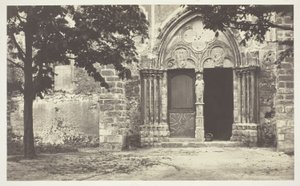 Church of Villeneuve le Comte, Seine-et-Marne by Charles Marville