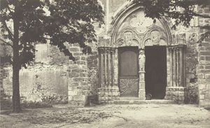 Church of Villeneuve le Comte, Seine-et-Marne by Charles Marville