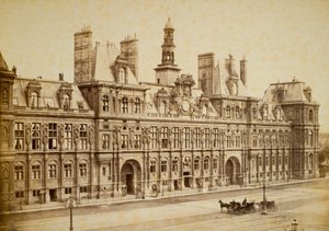 City Hall, Paris by Charles Marville