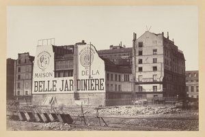 La Belle Jardinière: The Store on Rue de la Cité During Its Demolition, Paris by Charles Marville